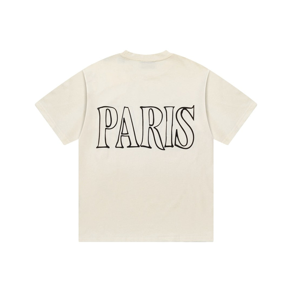 Ami Paris Outline Logo Tee
