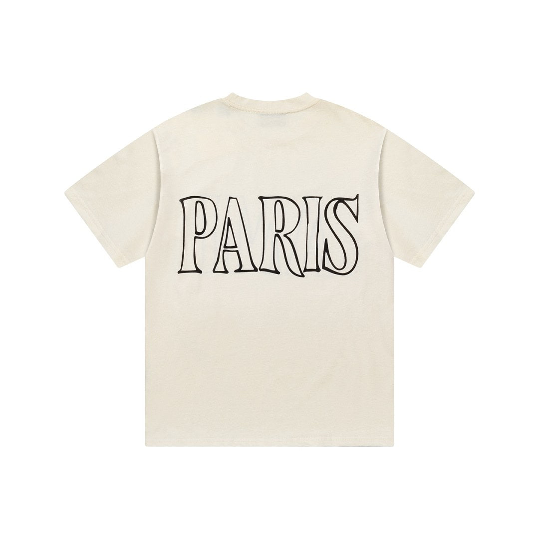Ami Paris Outline Logo Tee