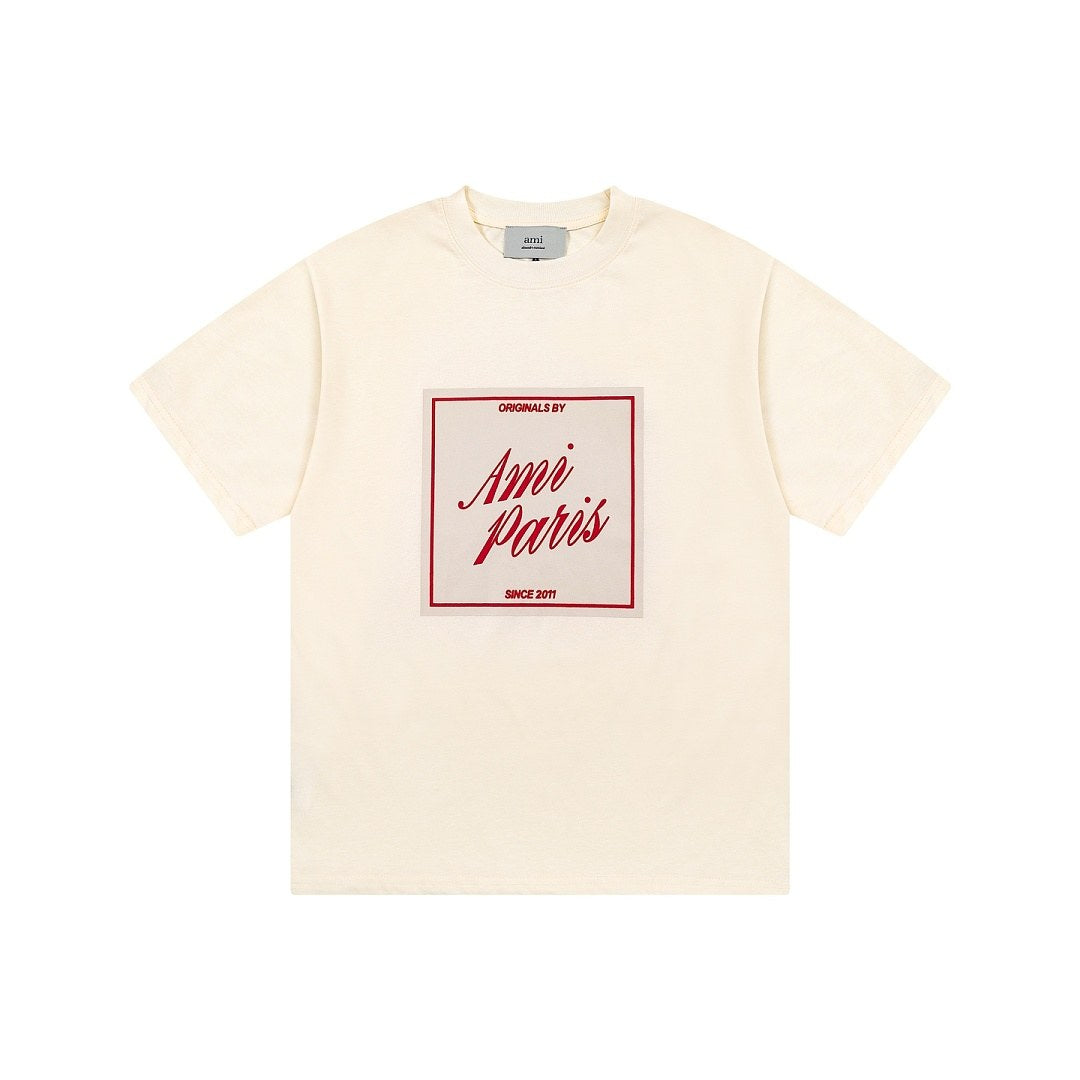 Ami Paris Box Logo Tee