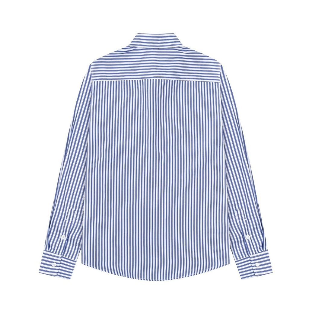 Ami Paris Striped Heart Shirt