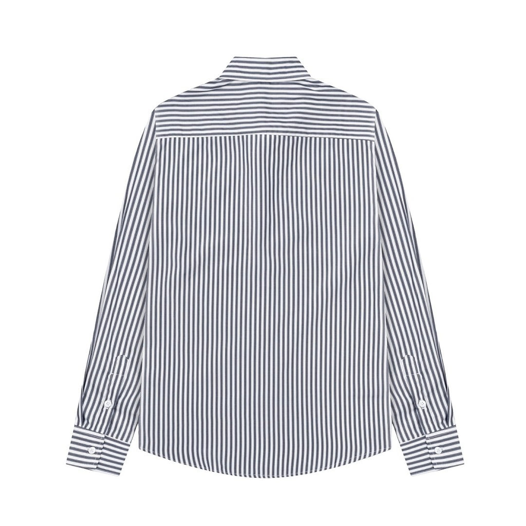 Ami Paris Striped Heart Shirt