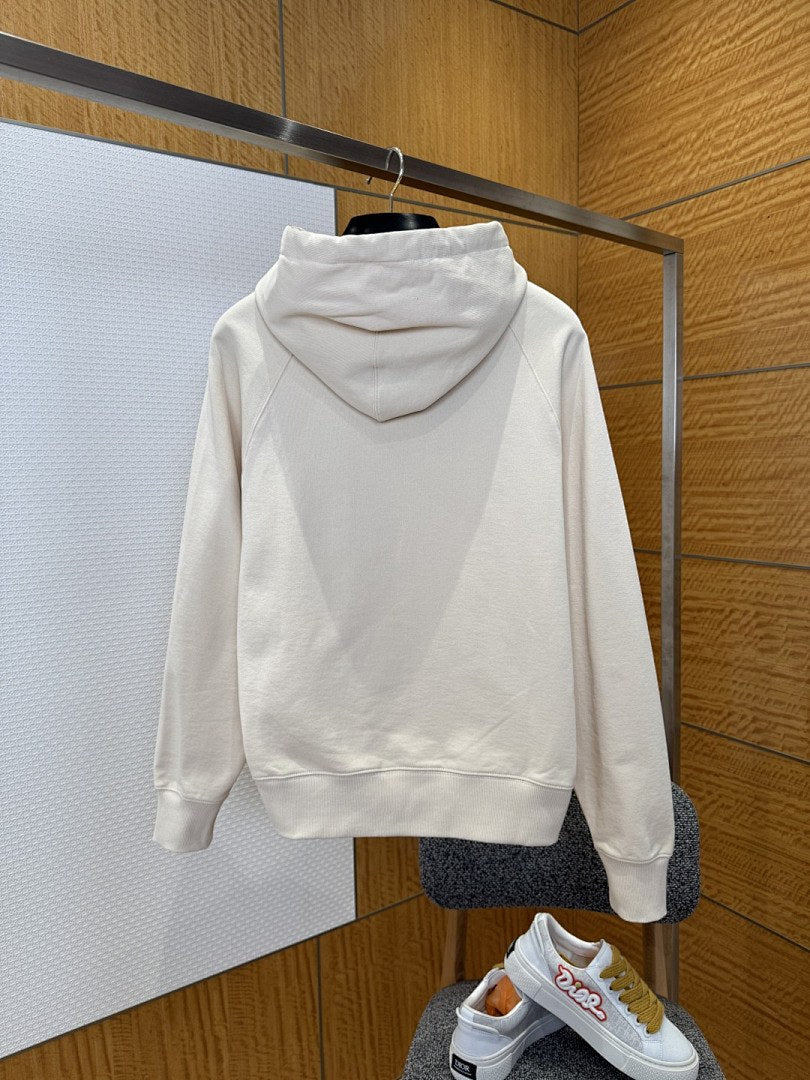 Ami Paris Flock Logo Hoodie