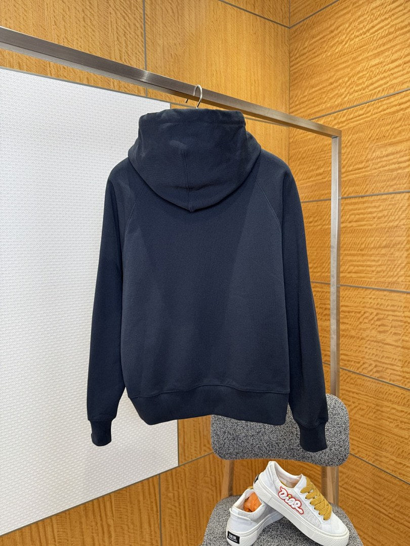Ami Paris Flock Logo Hoodie