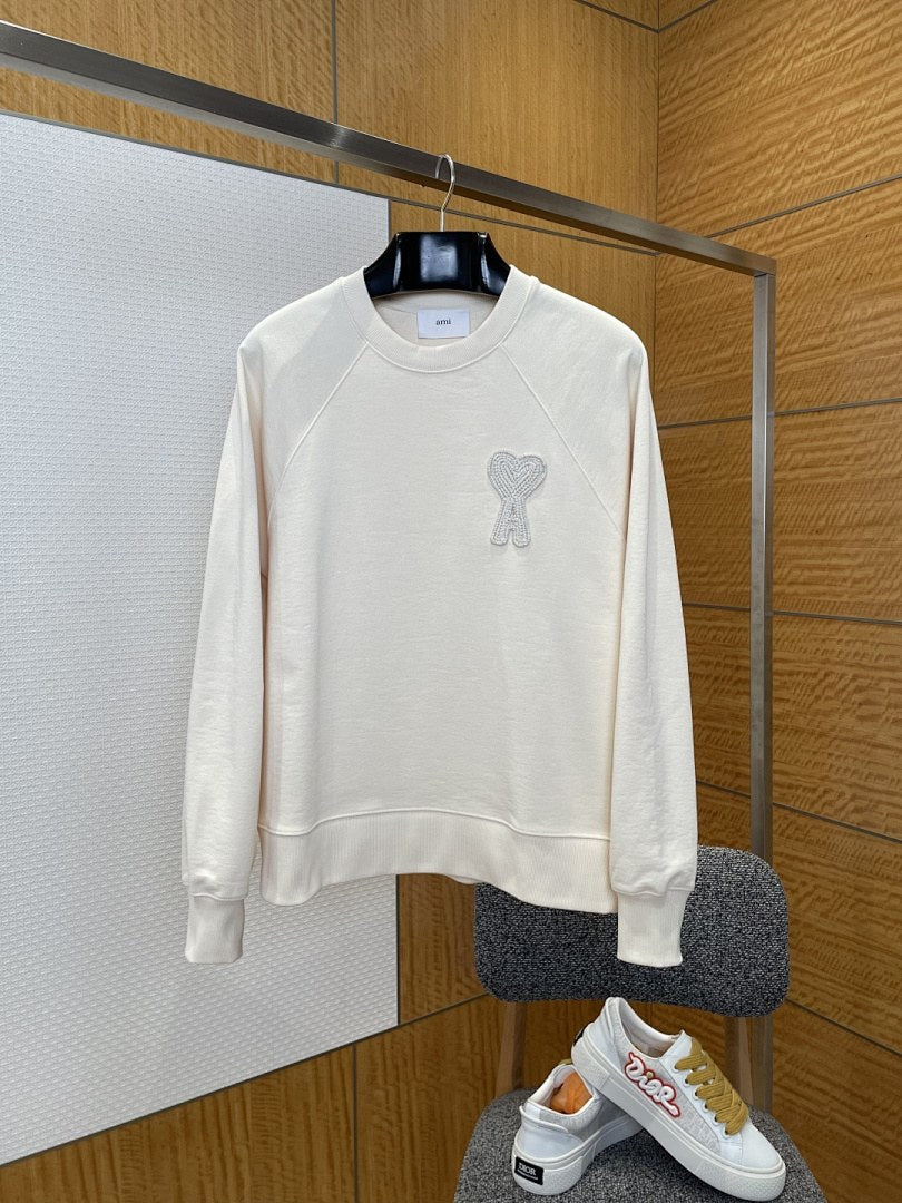 Ami Tonal Heart Sweatshirt