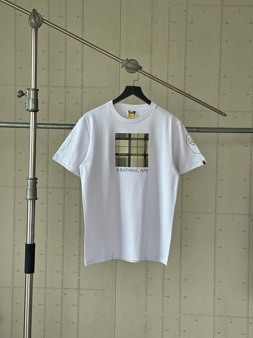 BAPE Plaid Box Logo Tee