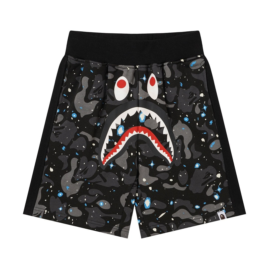 BAPE Space Camo Shark Shorts
