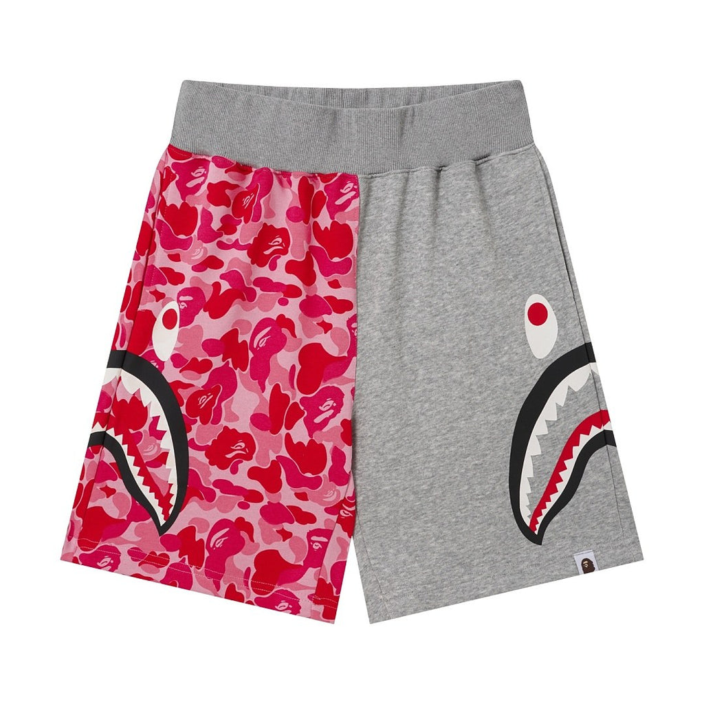 BAPE Side Shark Split Camo Shorts