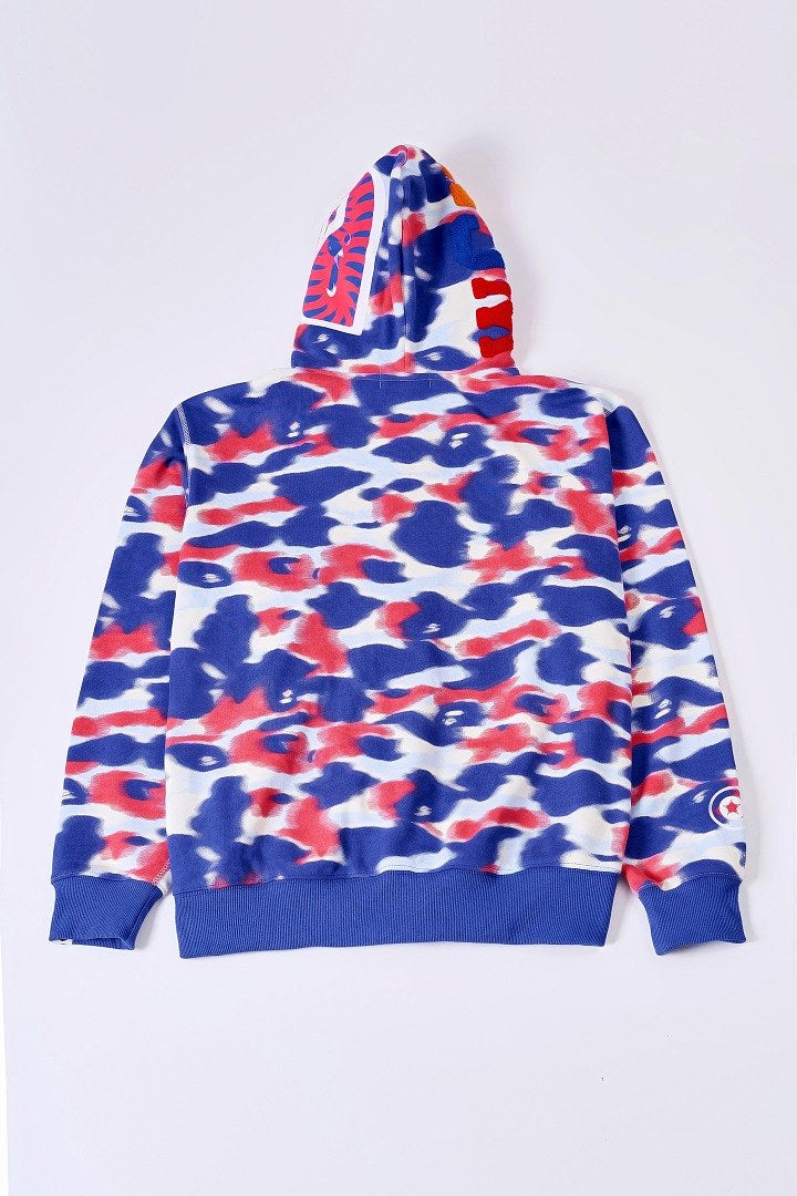 BAPE Color Camo Shark Full Zip Hoodie