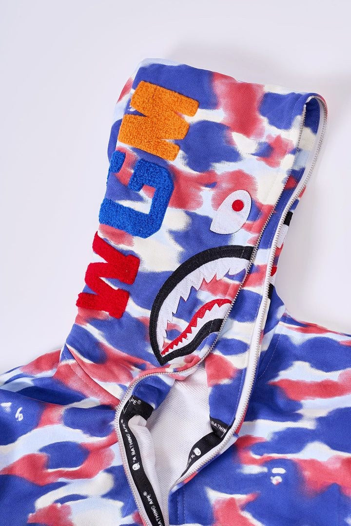 BAPE Color Camo Shark Full Zip Hoodie