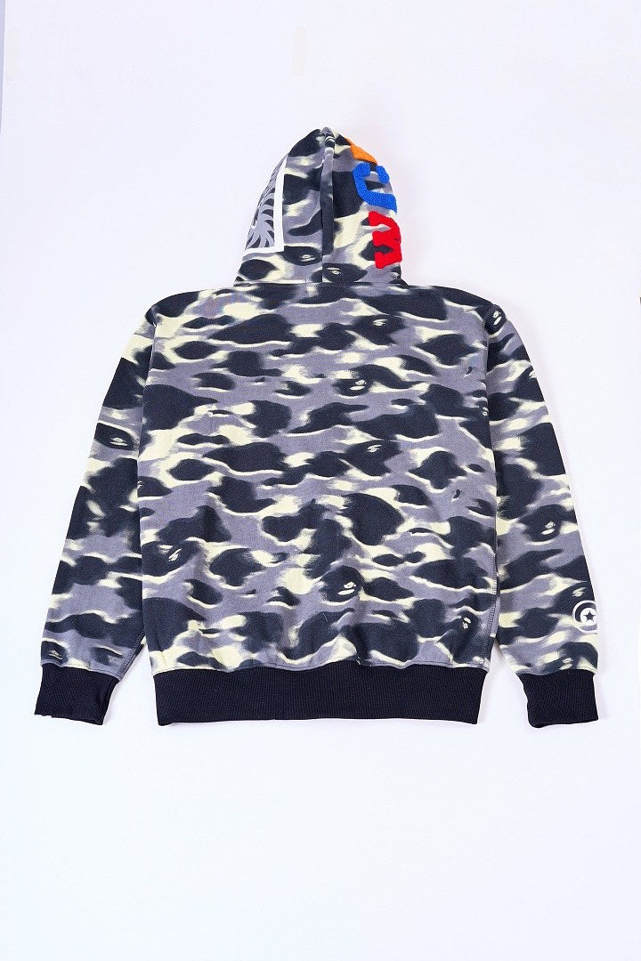 BAPE Color Camo Shark Full Zip Hoodie
