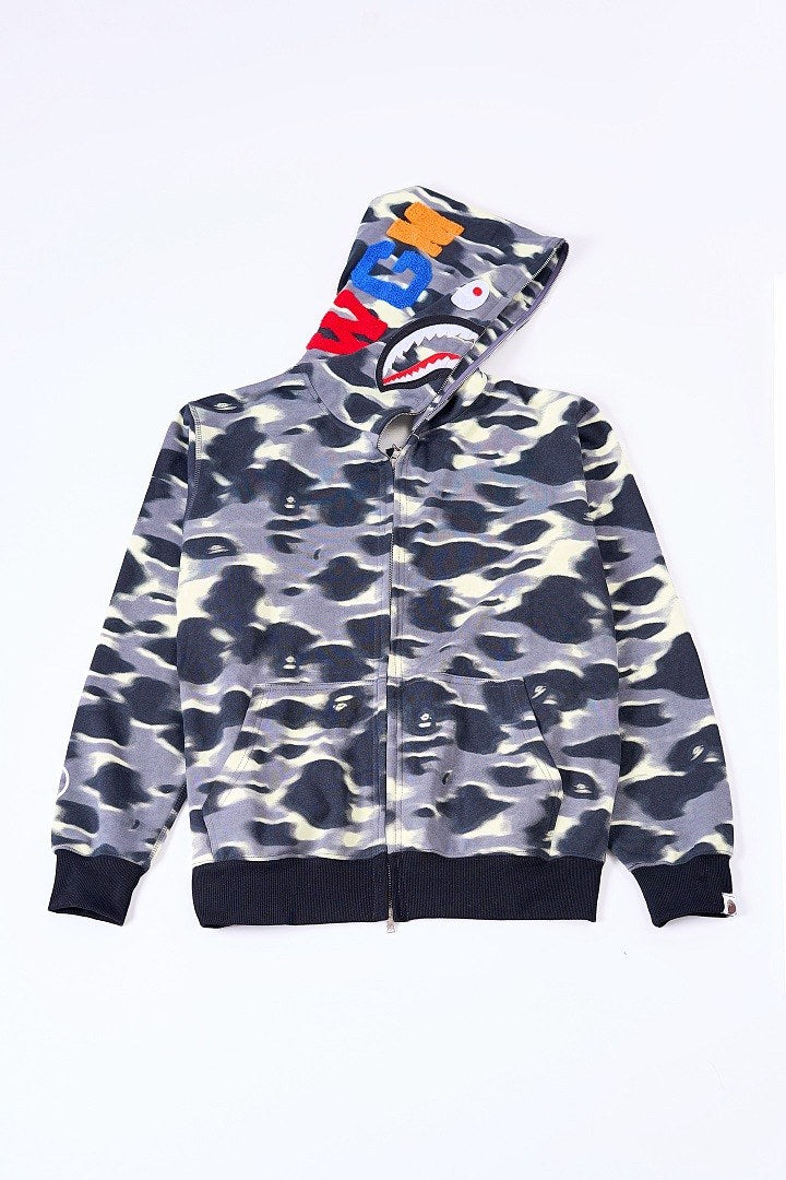 BAPE Color Camo Shark Full Zip Hoodie