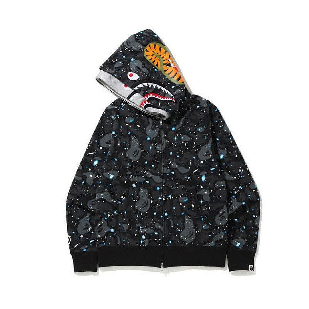 BAPE Space Camo Shark Full Zip Hoodie