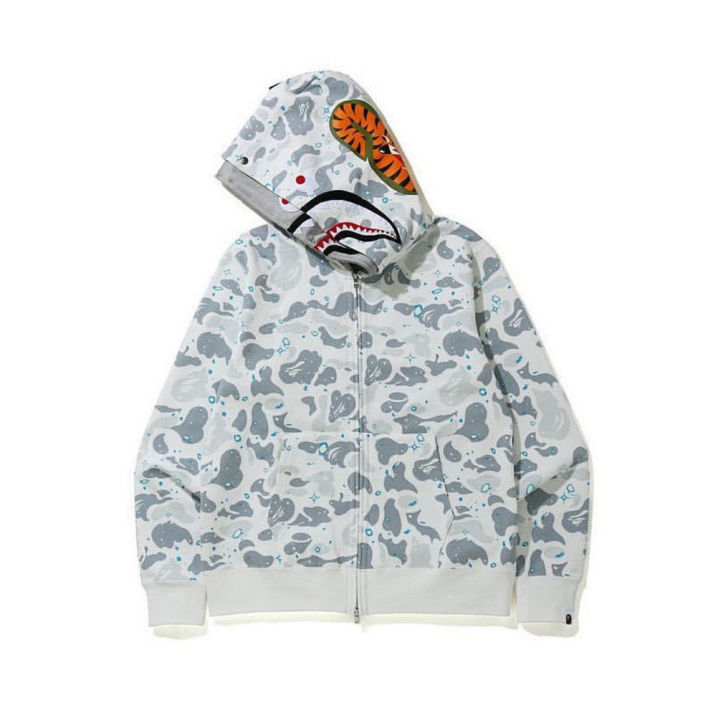 BAPE Space Camo Shark Full Zip Hoodie