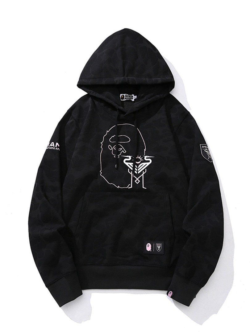 BAPE Ape Head Line Art Hoodie
