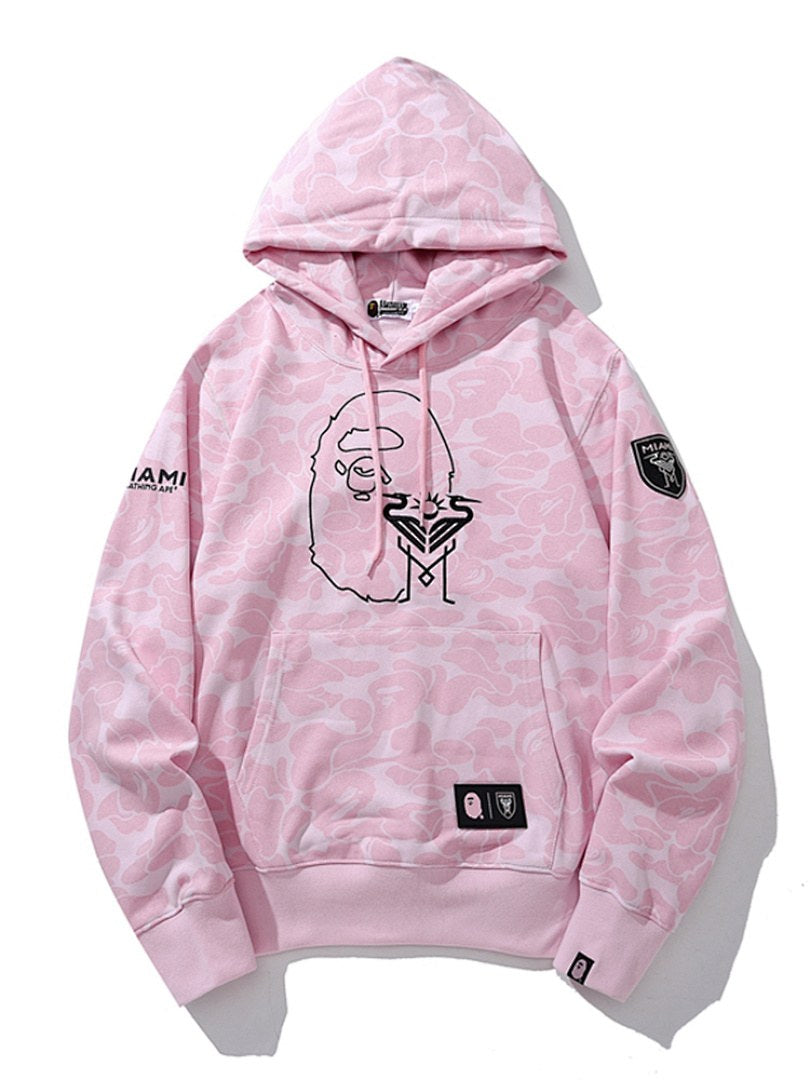 BAPE Ape Head Line Art Hoodie