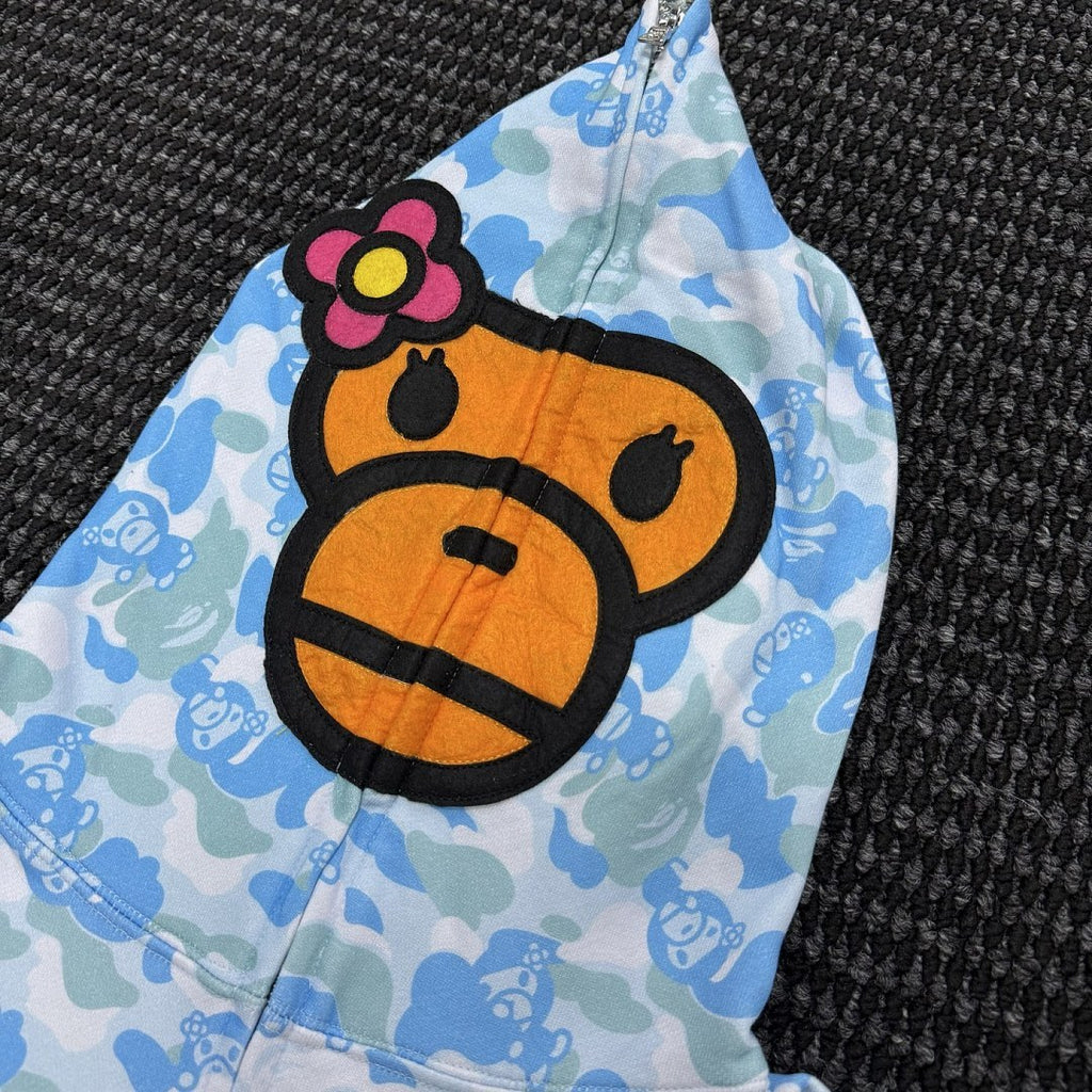 BAPE Baby Milo Camo Full Zip Hoodie