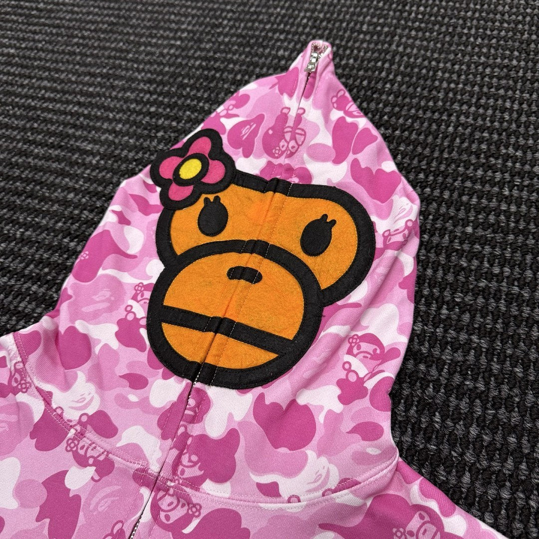 BAPE Baby Milo Camo Full Zip Hoodie