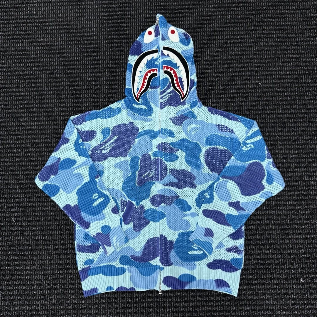 BAPE ABC Camo Shark Full Zip Hoodie