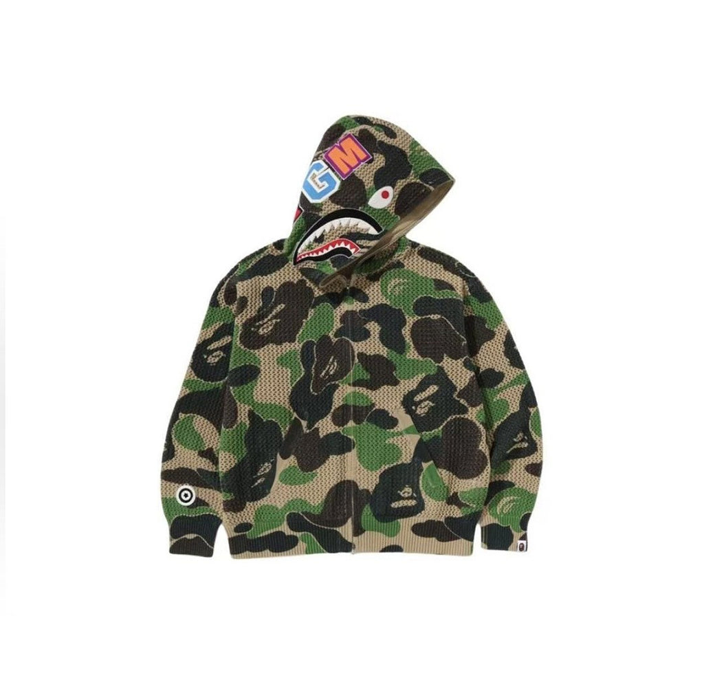 BAPE ABC Camo Shark Full Zip Hoodie