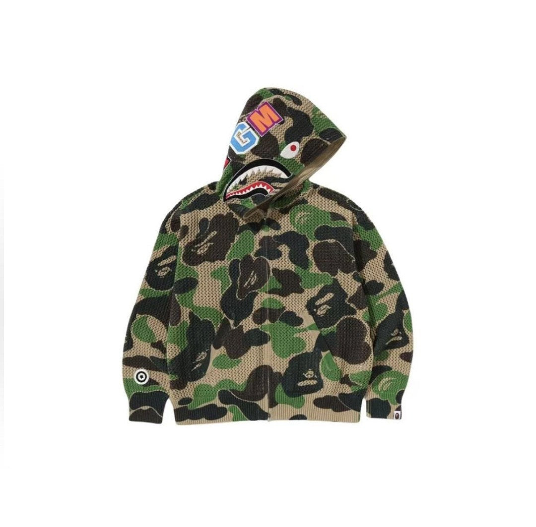 BAPE ABC Camo Shark Full Zip Hoodie