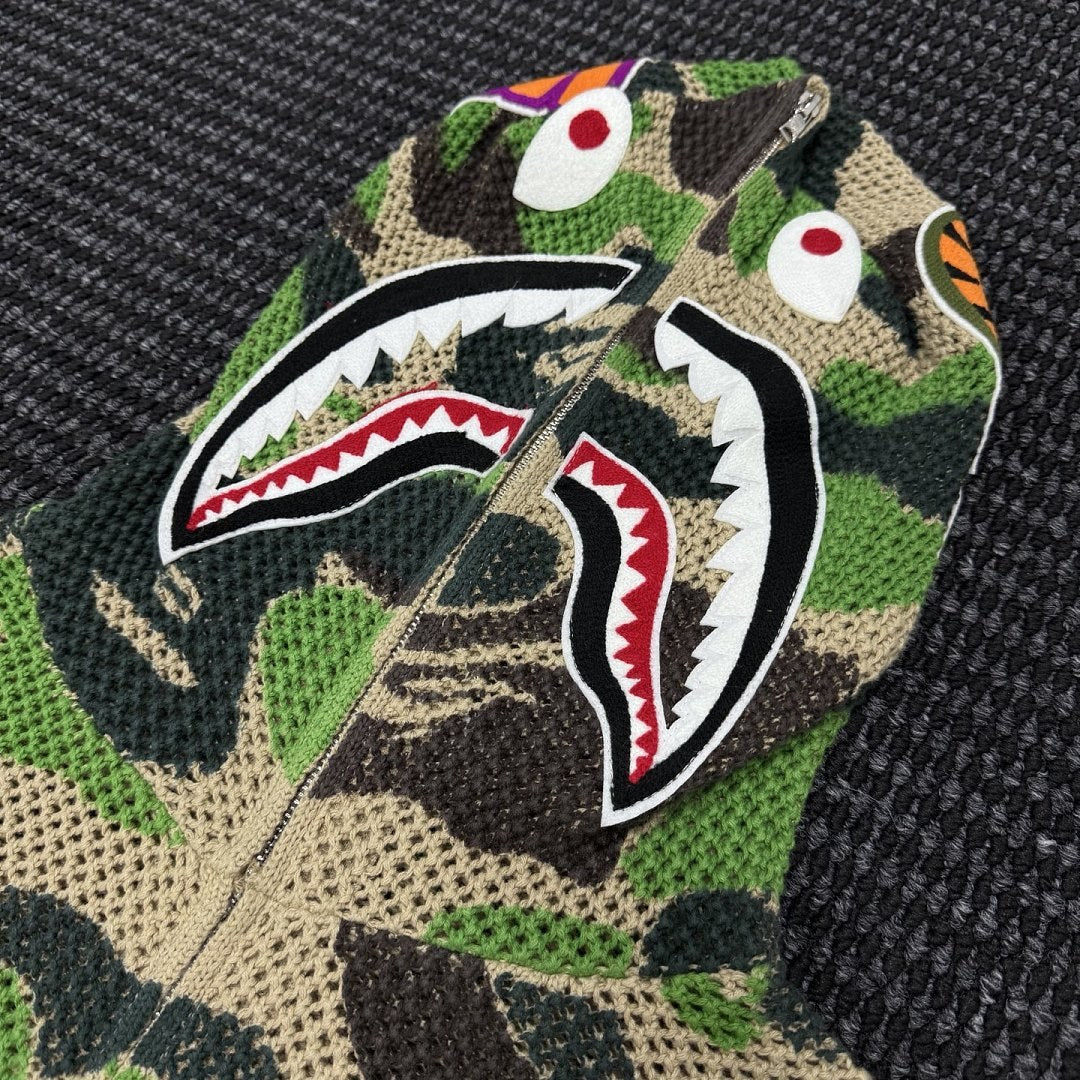 BAPE ABC Camo Shark Full Zip Hoodie