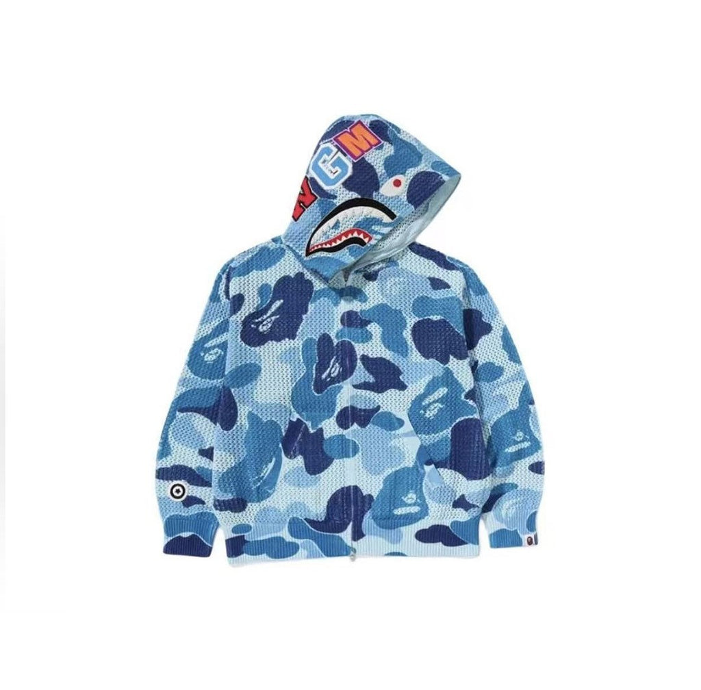 BAPE ABC Camo Shark Full Zip Hoodie