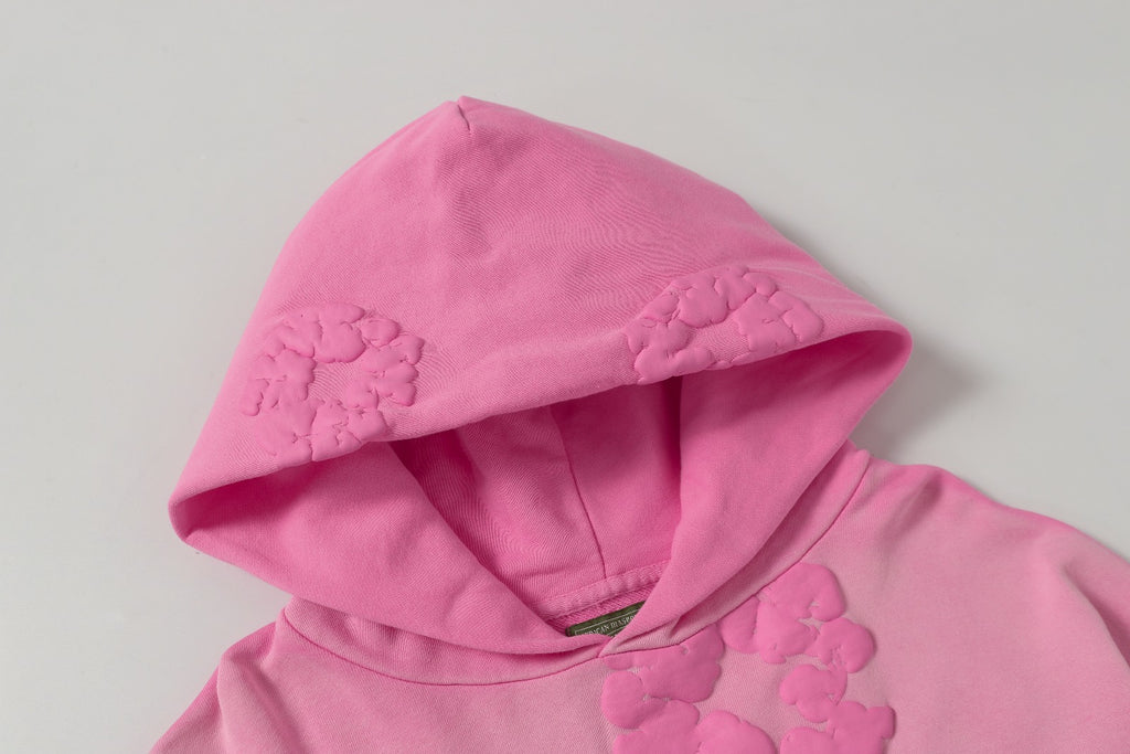 Denim trs faded Tracksuit - וורוד