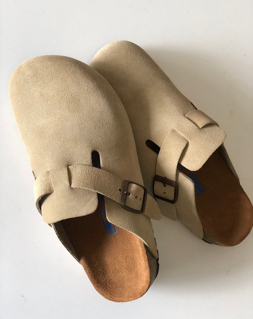 Birkenstock Boston Soft Footbed Suede