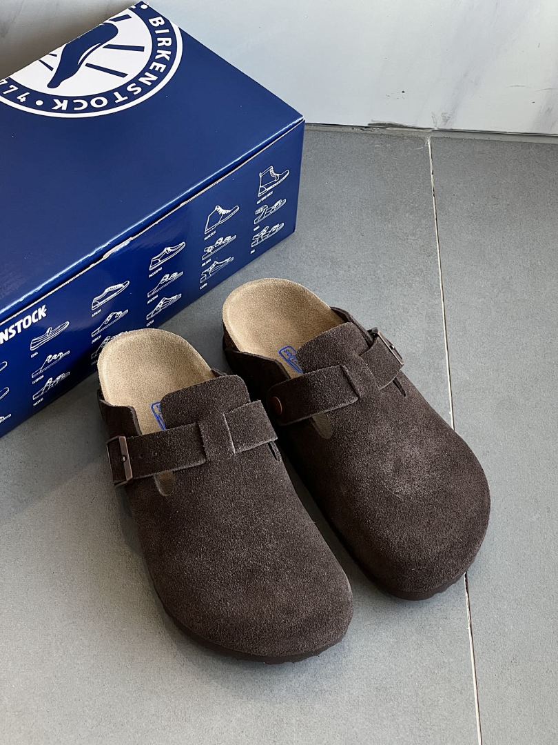 Birkenstock Boston Soft Footbed Suede