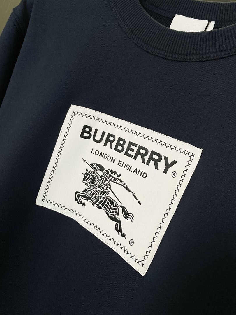 Burberry Label Patch Sweatshirt
