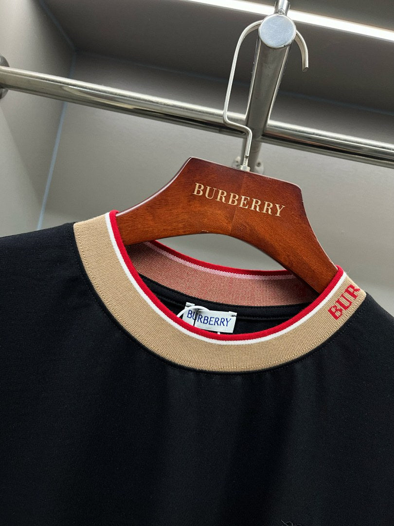 Burberry Stripe Collar Tee