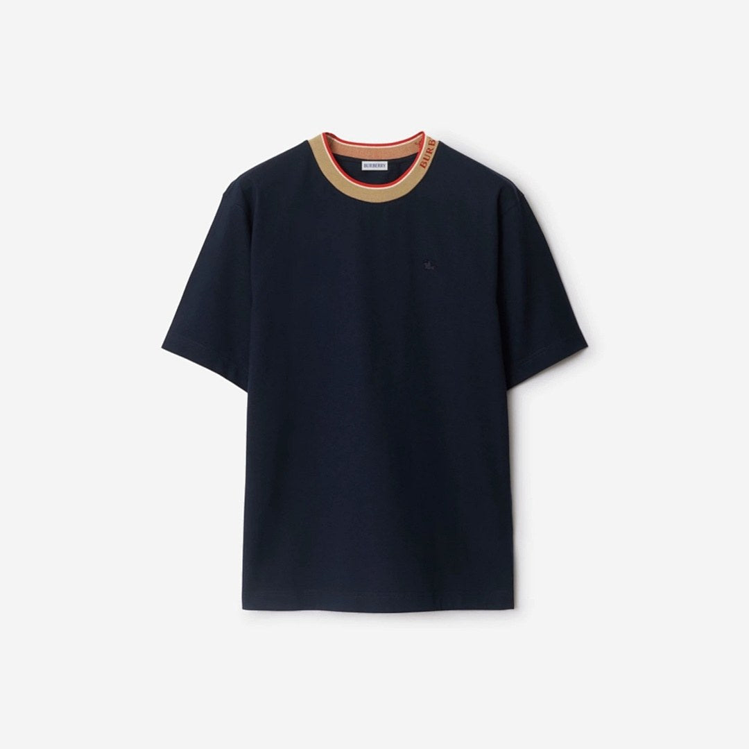 Burberry Stripe Collar Tee