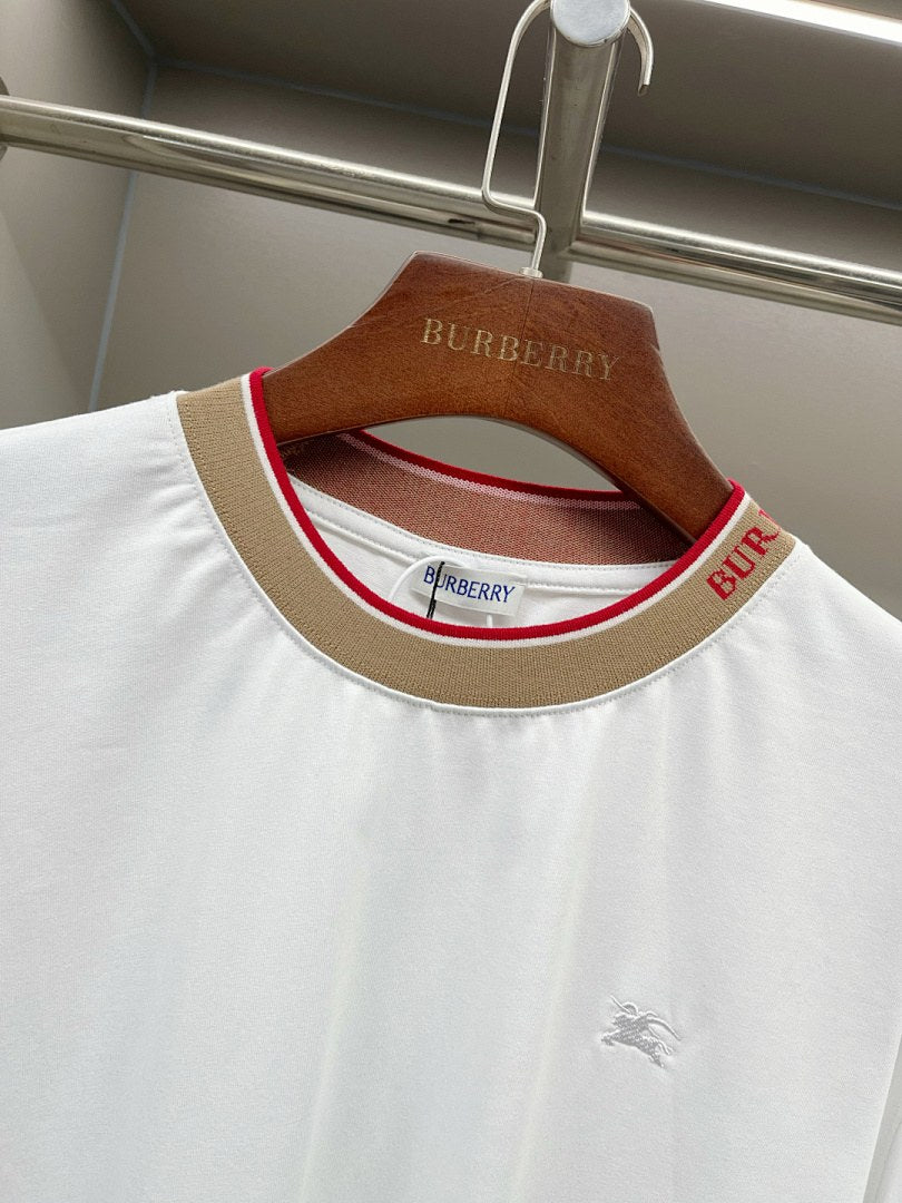 Burberry Stripe Collar Tee