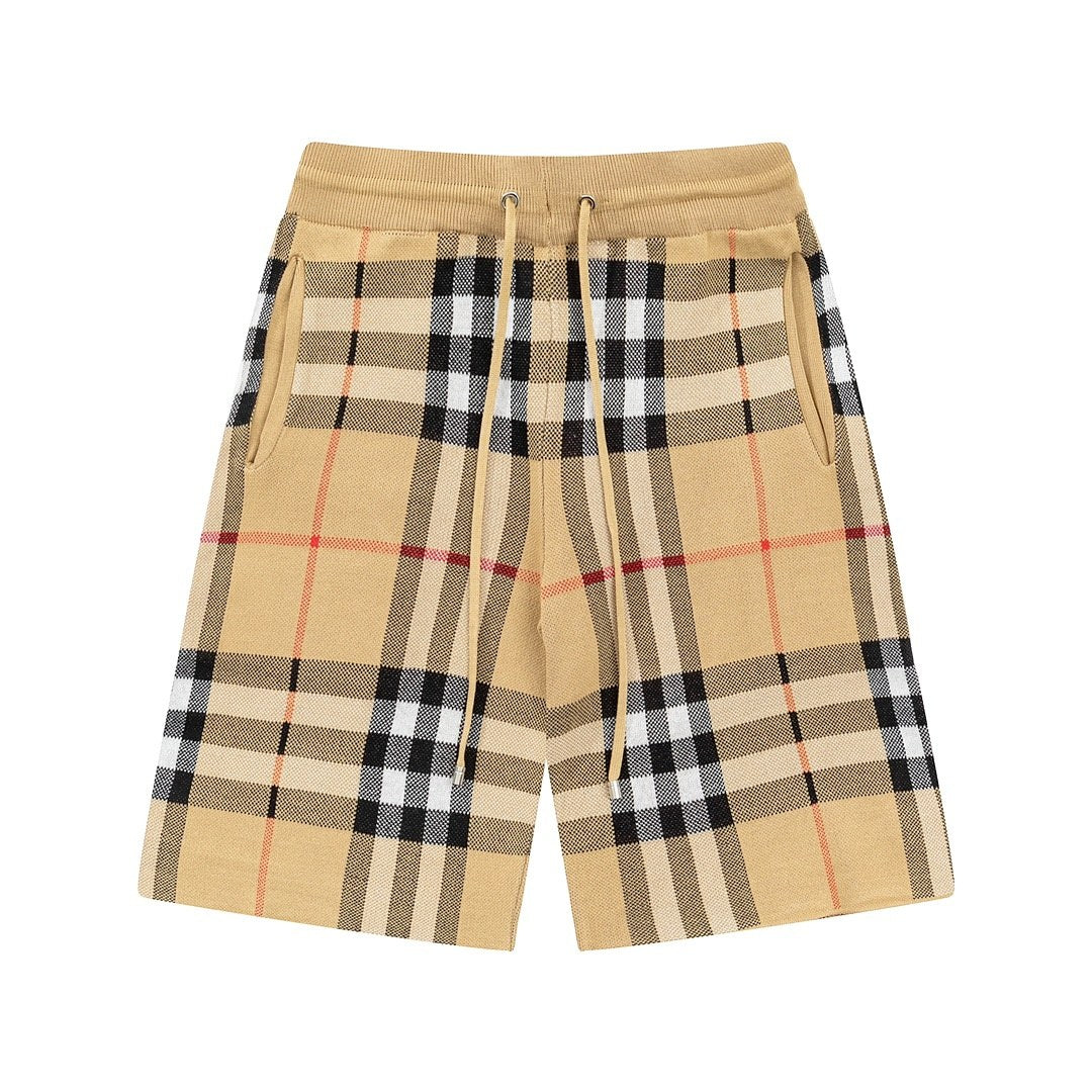 Burberry Check Knit Shorts