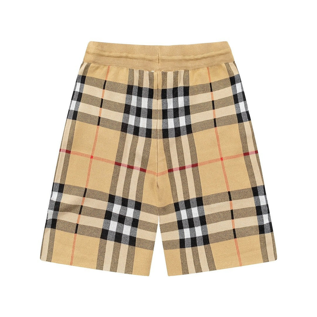 Burberry Check Knit Shorts