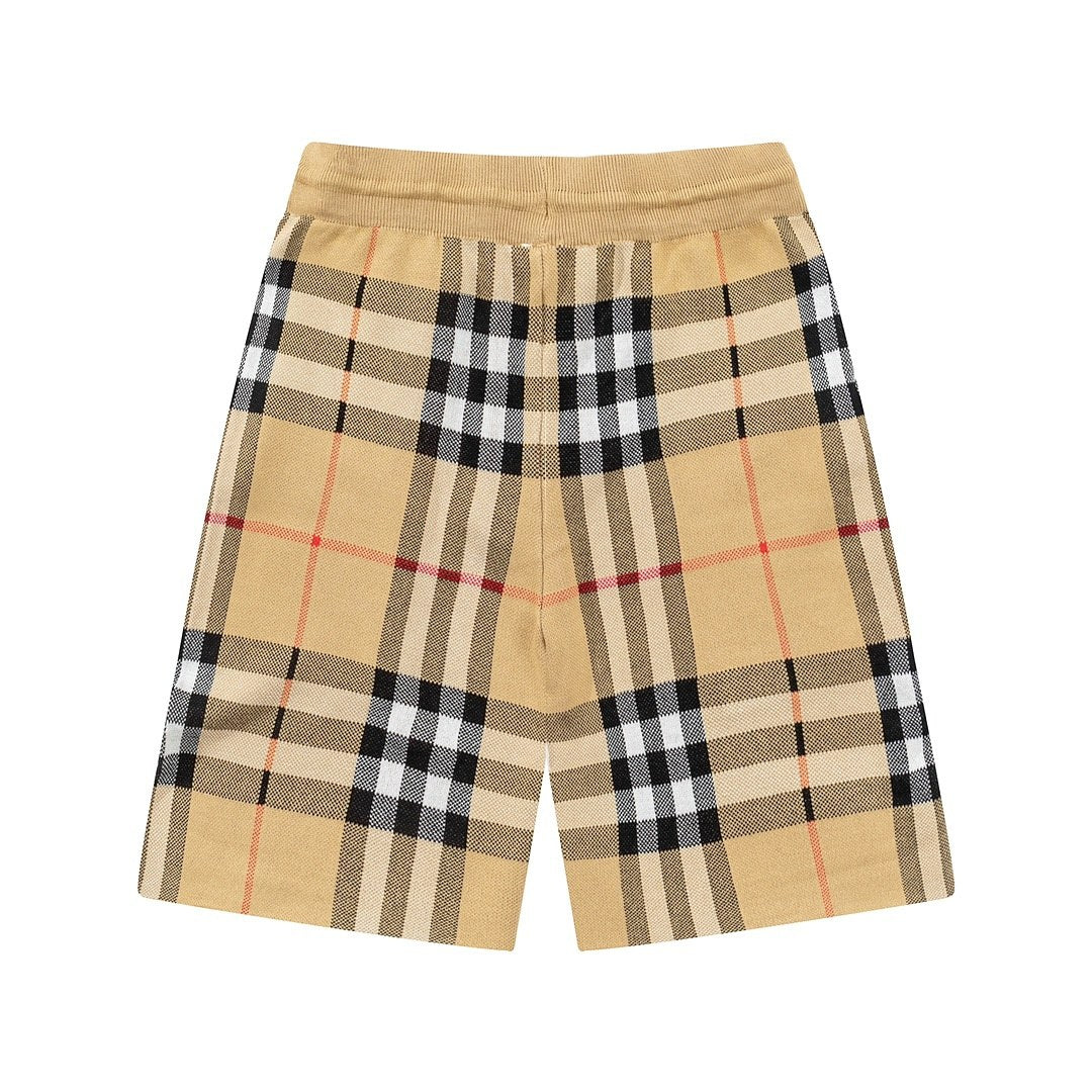 Burberry Check Knit Shorts