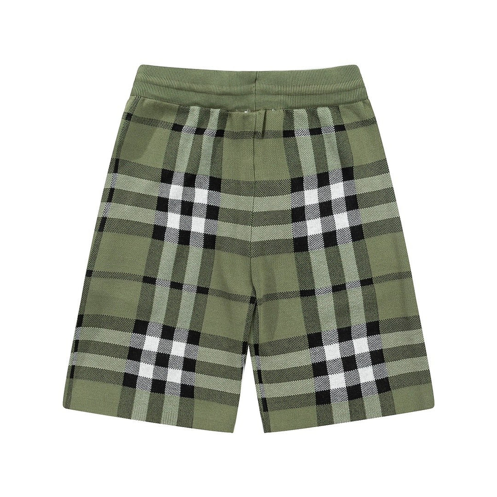 Burberry Check Knit Shorts