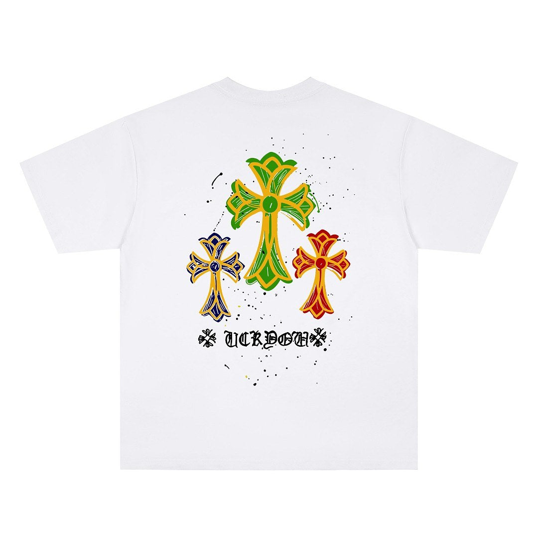 Chrome Hearts Multicolor Cross Tee