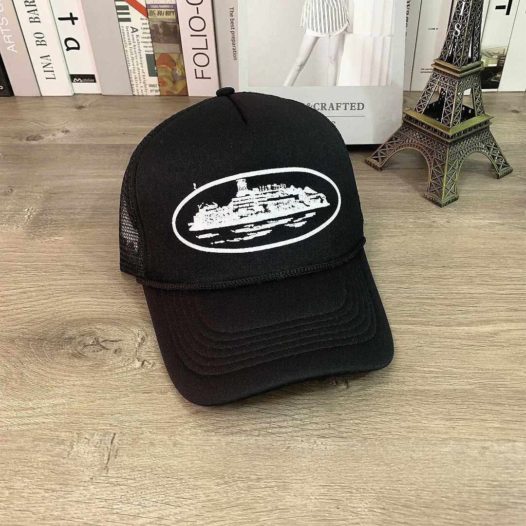 Corteiz Alcatraz Print Trucker Cap