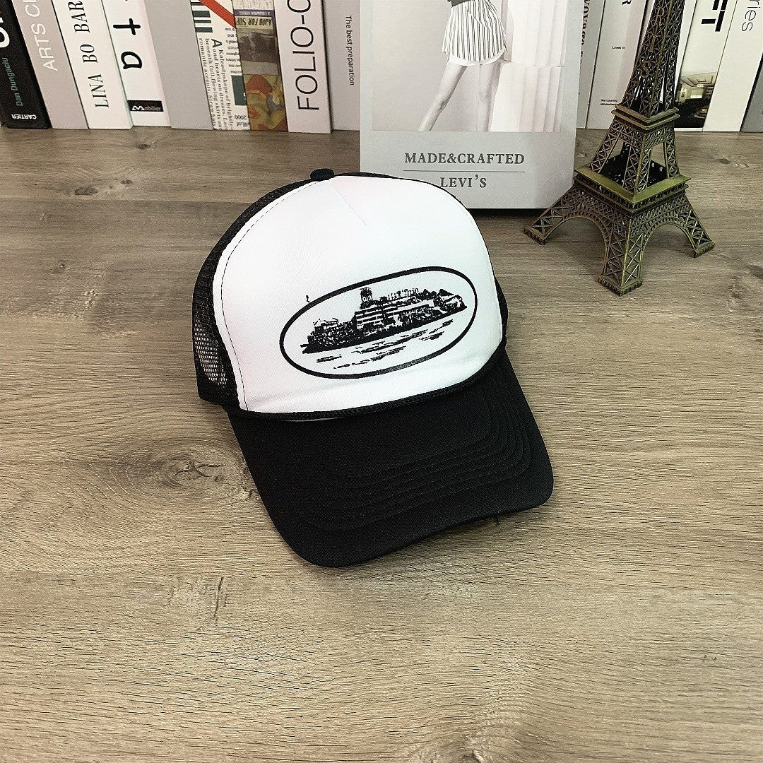 Corteiz Alcatraz Print Trucker Cap