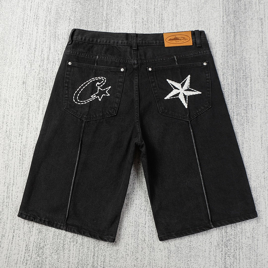 Corteiz Star Denim Shorts