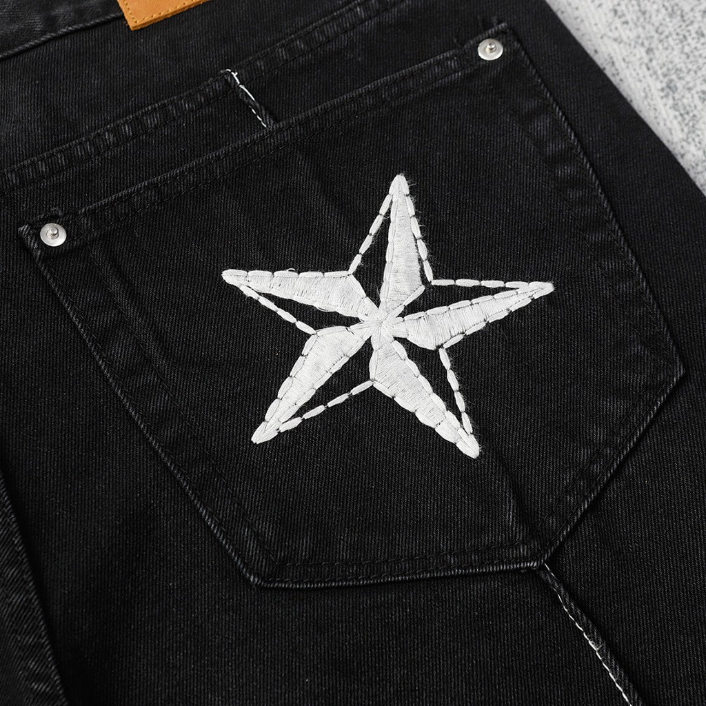 Corteiz Star Denim Shorts