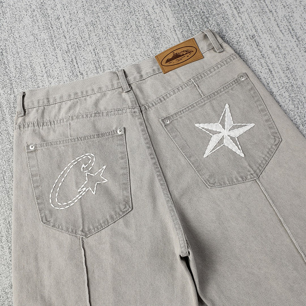 Corteiz Star Denim Shorts