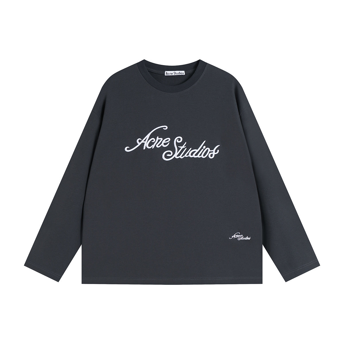 Acne Studios long shirt - כחול כהה