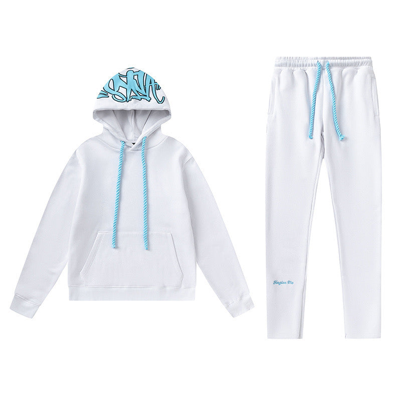 Syna World tracksuit - לבן/תכלת