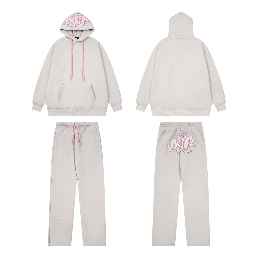 Syna World tracksuit - אפור/ ורוד