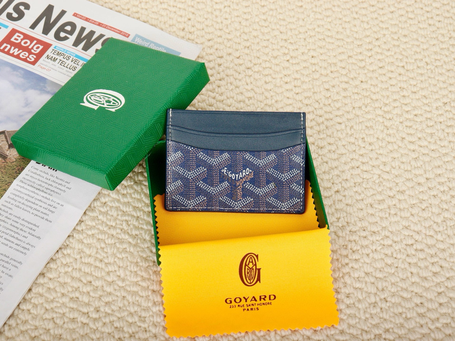 Goyard Wallet - שחור