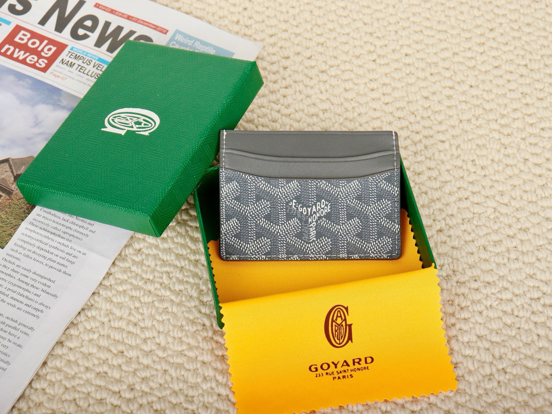 Goyard Wallet - שחור