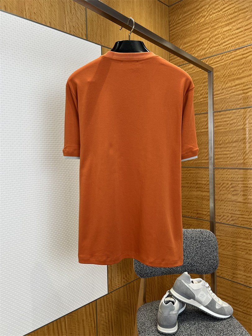 Hermès Contrast Cuff Tee
