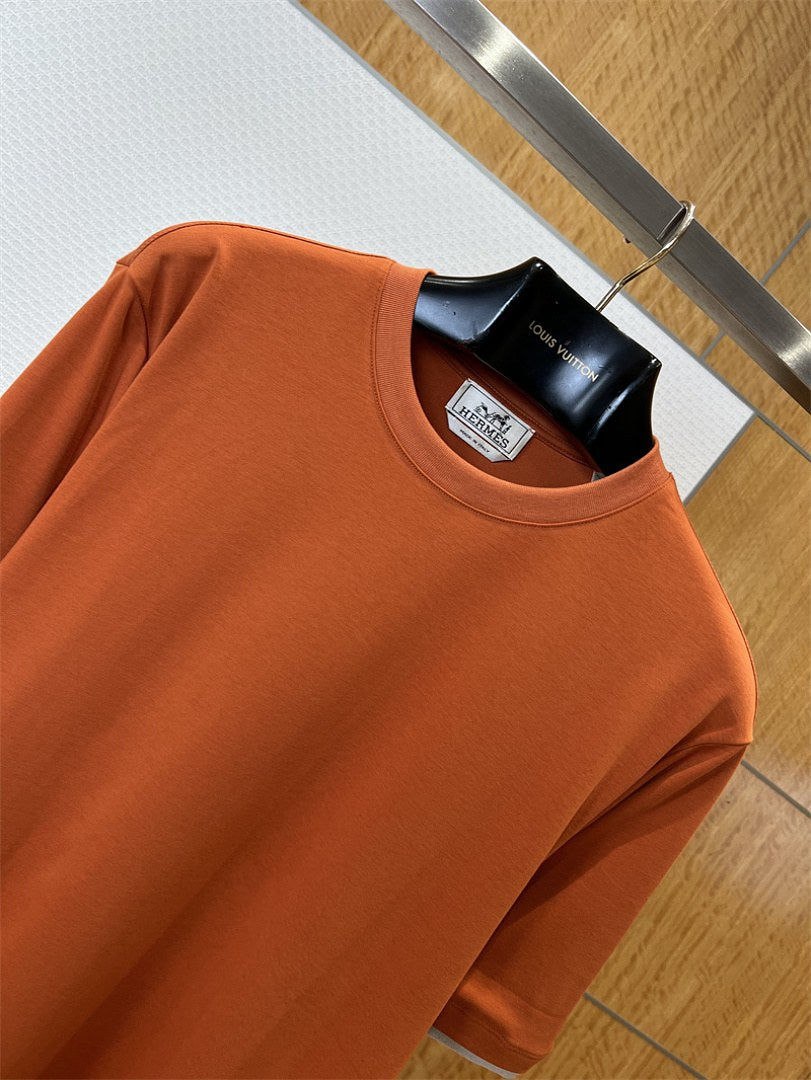 Hermès Contrast Cuff Tee